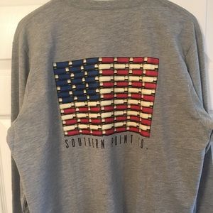 Shotgun shell Southern Point Long Sleeve T-shirt